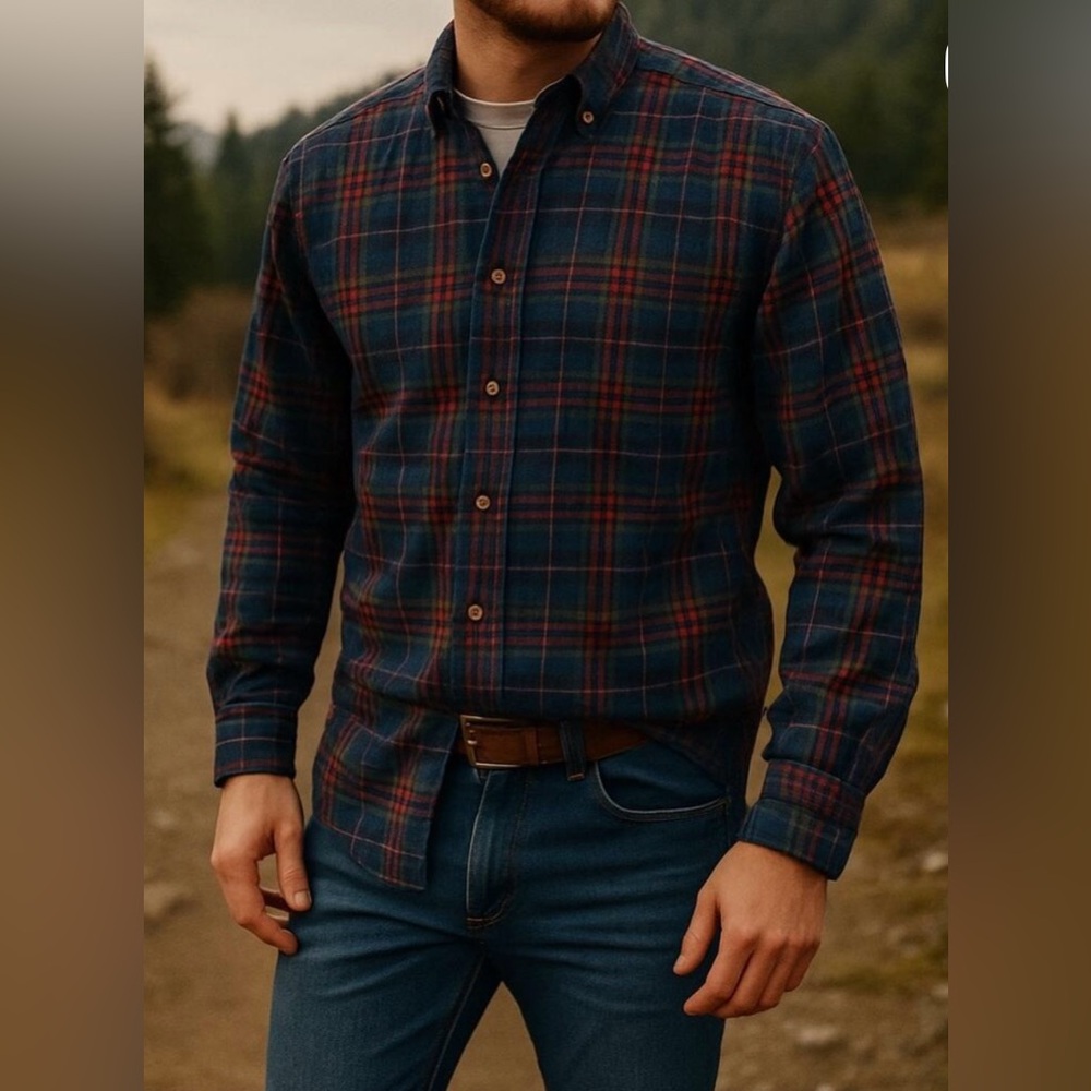 Pendleton | Vintage Allison Tartan Wool Flannel |‎ Medium